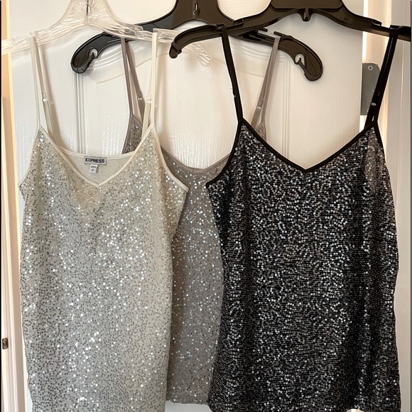 Sequined Camisoles by Express - Picture 1 of 3